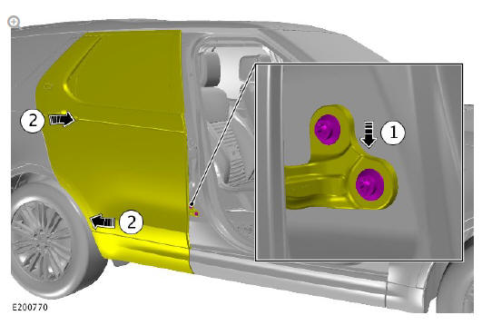 Vehicle specific information and tolerance checks rear door alignment