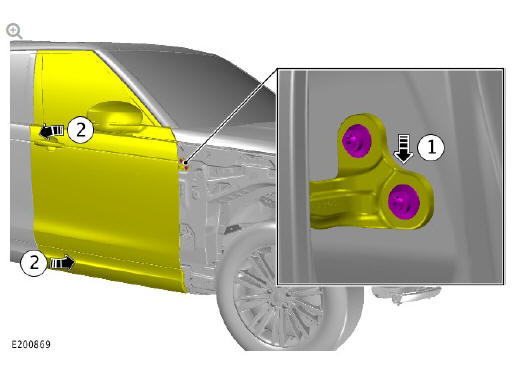 Vehicle specific information and tolerance checks front door alignment
