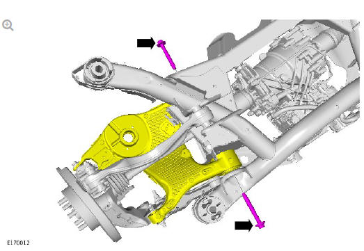 Uni-body, subframe and mounting system rear subframe - AWD (G1779461) - Installation