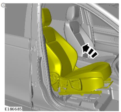 Front row seat - vehicles with- power seats (G1780390) removal and installation