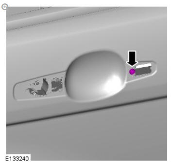 Rear door latch (G1791774) removal and installation