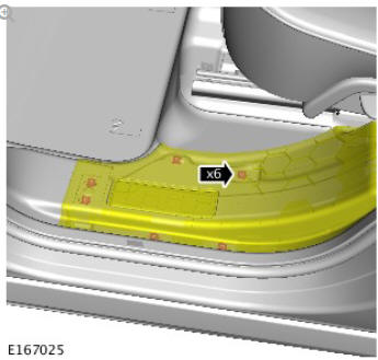 Front safety belt retractor (G1780631) removal and installation