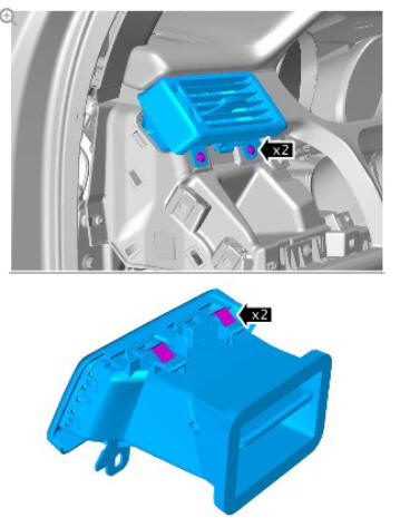 Supplemental restraint system driver lower airbag module (G1785723) removal and installation