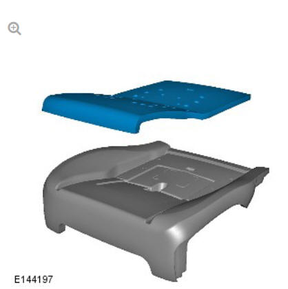 Front row passenger seat cushion - vehicles with- power seats (G1780416) removal and installation