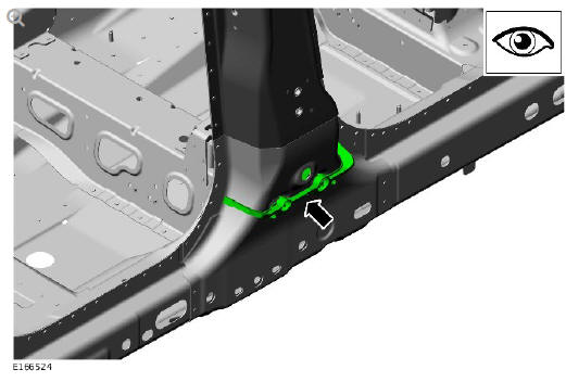 Side panel sheet metal repairs rocker panel (G1770907) - Removal 