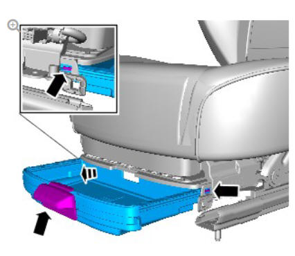 Lumbar assembly - vehicles with - power seats (G1780414) removal and installation