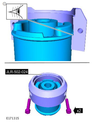 Uni-body, subframe and mounting system rear subframe bushing (g1779466) removal and installation