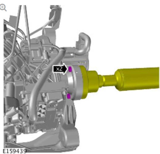 Driveshaft - ingenium i4 2.0l diesel, vehicles with- active driveline (G1890848) - Installation