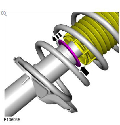 Front suspension front shock absorber (G1779642) - Installation