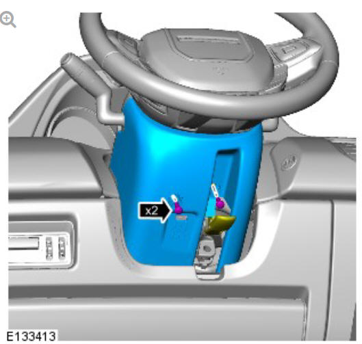 Steering column switches steering column multifunction switch (G1351134) removal and installation