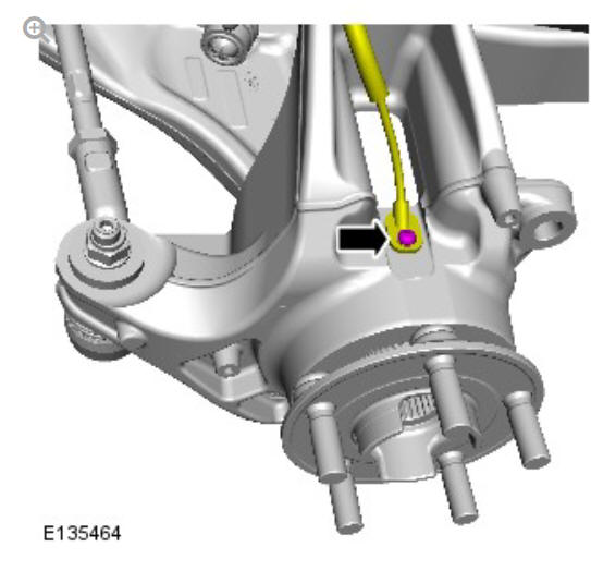 Front suspension wheel knuckle (G1778608) - Installation