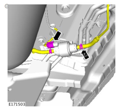 Auxiliary climate control fuel fired booster heater fuel pump (G1791379) removal and installation