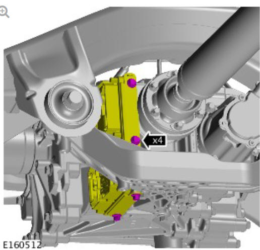 Rear drive axle_differential - vehicles with- active driveline differential control module (G1781294) removal and installation
