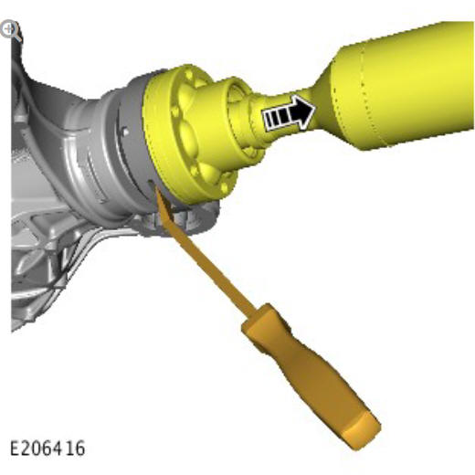 General information driveshaft to rear differential disconnection (G2152273) general procedures