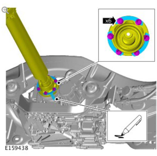 Rear drive axle_differential - vehicles with- active driveline differential case (G1781298) - Removal