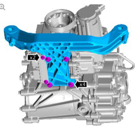 Rear drive axle_differential - vehicles with- active driveline differential case (G1781298) - Installation