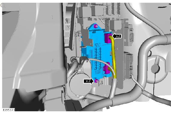 Keyless Vehicle Module (G2006704) / Removal and Installation