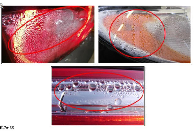 Front and Rear Lamp Condensation