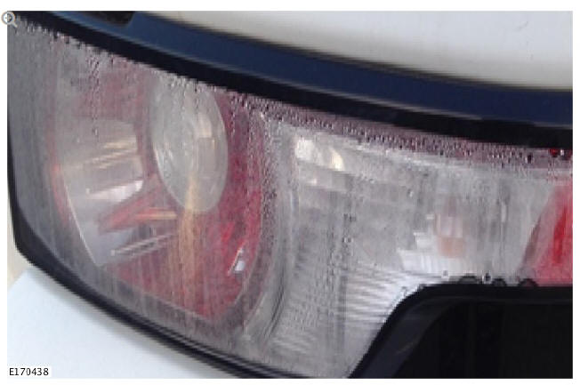 Front and Rear Lamp Condensation