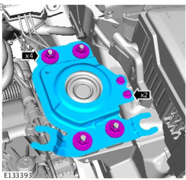 Engine - Ingenium i4 2.0l Diesel Left Engine Mount (G1875882) / Removal and Installation