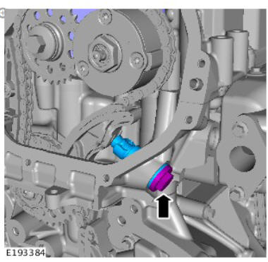 Engine - Ingenium i4 2.0l Diesel Upper Timing Chain (G1875889) / Installation