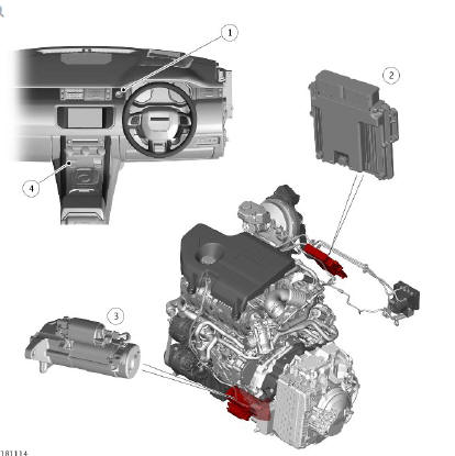 COMPONENT LOCATION - SHEET 3 OF 3 - VEHICLES WITH AUTO STOP/START SYSTEM - AUTOMATIC TRANSMISSION
