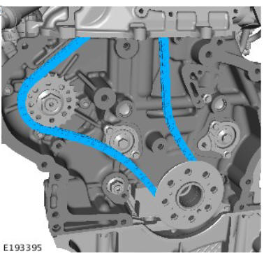 Engine - Ingenium i4 2.0l Diesel Lower Timing Chain (G1875890) / Removal