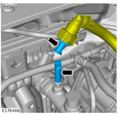 Fuel Charging and Controls - Ingenium i4 2.0l Diesel Fuel Injector Fuel Return Line (G1875962) / Removal