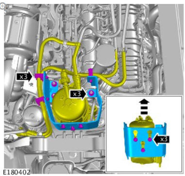 Exhaust - Ingenium i4 2.0l Diesel Catalytic Converter (G1880489) / Removal