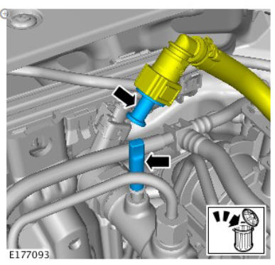 Fuel Charging and Controls - Ingenium i4 2.0l Diesel Fuel Injector Fuel Return Line (G1875962)/ Installation