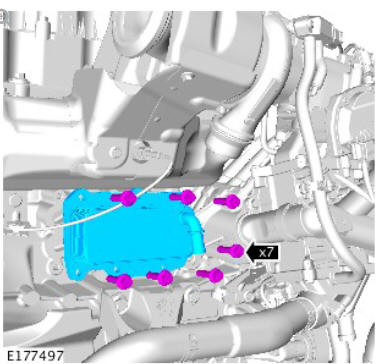 Engine - Ingenium i4 2.0l Diesel Oil Cooler (G1875880) Removal and Installation