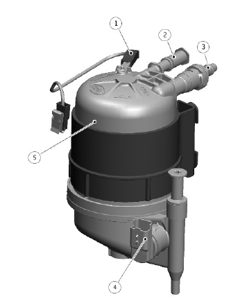 Fuel Filter Assembly - Water in Fuel (WIF) Sensor