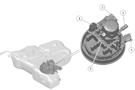 Diesel Exhaust Fluid (DEF) tank module