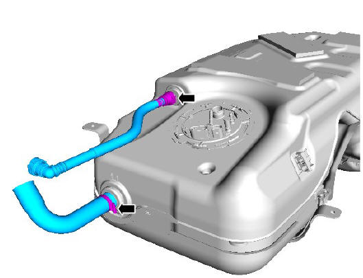 Fuel Tank and Lines - Ingenium i4 2.0l Diesel Fuel Tank (G1779692) / Removal and Installation